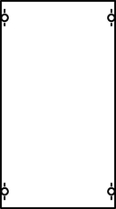 Панель с защитым пластроном и дин-рейкой | 1B00A | ABB