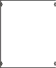 Панель с защитым пластроном и дин-рейкой | 2B0A | ABB