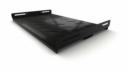 Полка стационарная TSH3M-300-RAL9004 усил.,гл.300мм,с бок.креп.,нагр.до 50 кг,д.шк.сер.TTB,TTBR,TTC2,TWB,TWM,TWFS,485х300мм ,черн | 397125| Hyperline